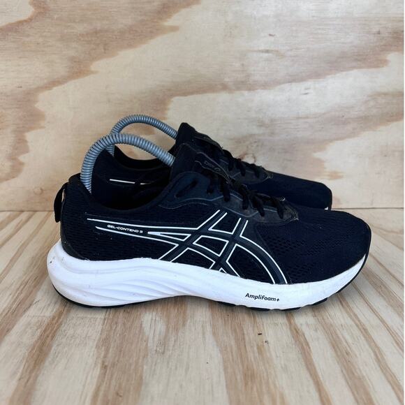 Asics - Gel-Contend 9 - Running Shoes - Black - Women's - 7.5 - 1012B681 - Picture 1 of 9
